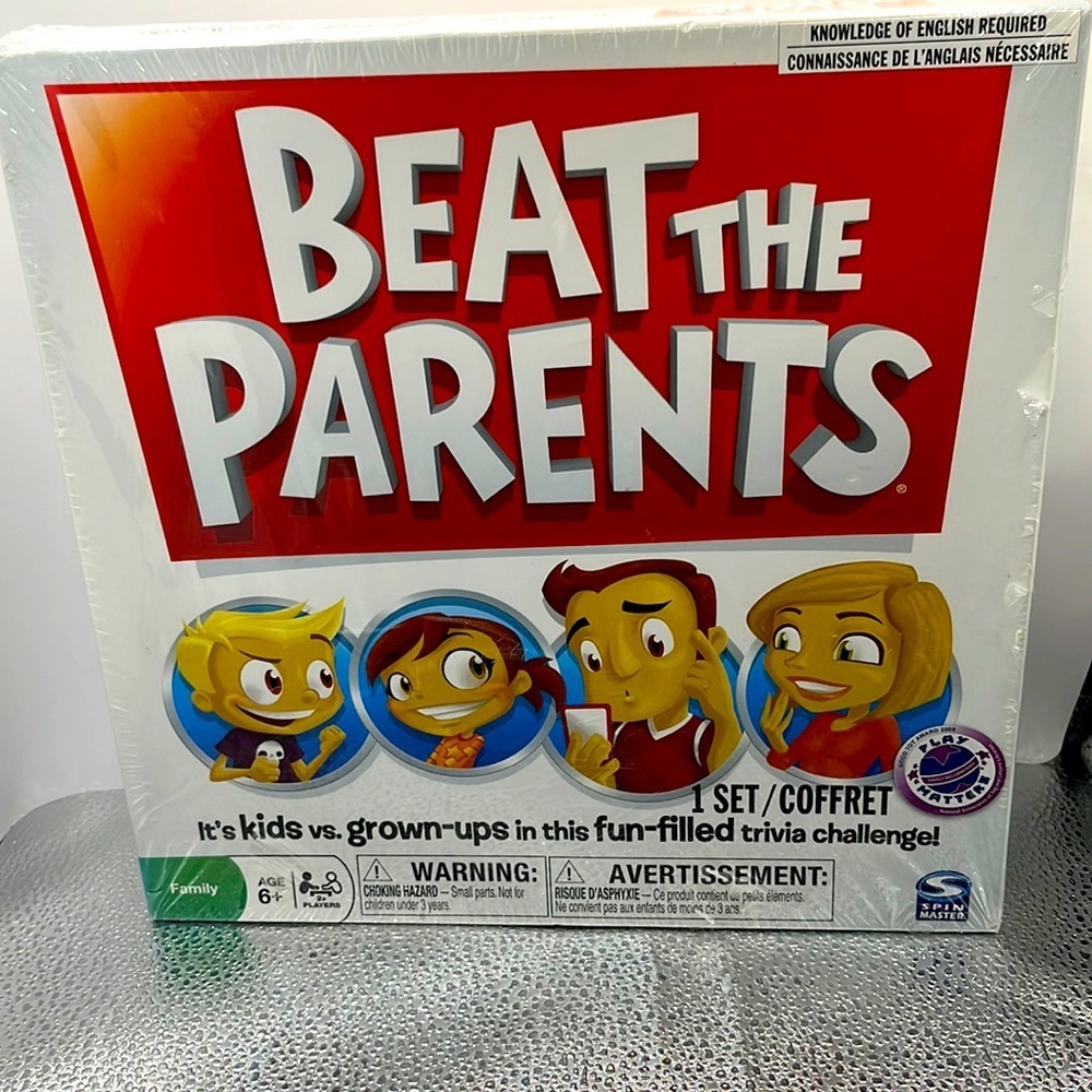 BEAT THE PARENTS-KIDS VS. GROWN-UPS IN A TRIVIA CHALLENGE-NWOTS-AGE 6+